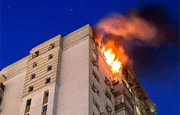 Russia Attacks Kyiv With Drones: Residential Buildings On Fire