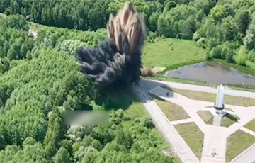 Мощный взрыв прогремел на пересечении границ Беларуси, Украины и России