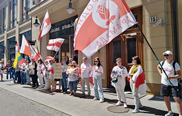 В Вильнюсе прошла акция солидарности с белорусскими политзаключенными