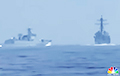 Кітайскі вайсковы карабель ледзь не сутыкнуўся з эсмінцам ЗША ў Тайваньскай пратоцы