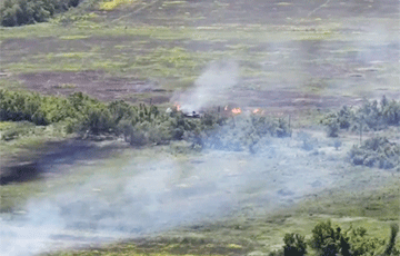 Танкавая дуэль на Запарожскім фронце: пад Новадараўкай знішчаны Т-80 войска РФ
