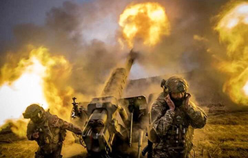 Украінскія артылерысты знішчылі расейскі «Град»