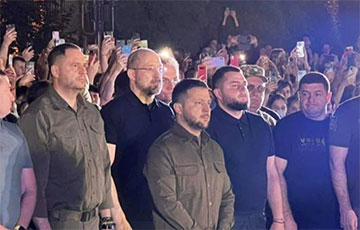 Зеленский прибыл во Львов вместе с командирами «Азова»