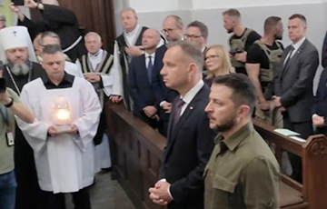 Зеленский и Дуда неожиданно встретились в Луцке