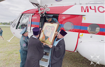 'Air Cross Procession' Starts In Belarus