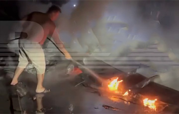 Под российским Таганрогом упал и взорвался беспилотник