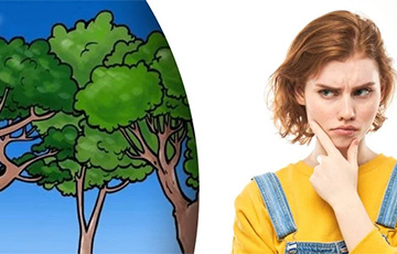 Хитроумная головоломка: только самые креативные заметят балерину среди деревьев