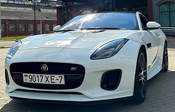 В минском автошеринге появился Jaguar F-Type
