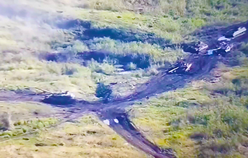 AFU Burn Column Of Tanks, BMPs Near Andriivka: Videofact