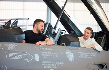 Украінскія вайскоўцы ўжо прыбылі ў Данію для навучання на F-16