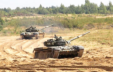 Tank Fires At Cadet School Near Hrodna
