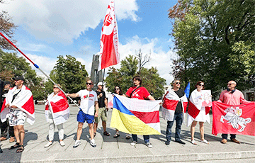 Activists In Vilnius Demand Release Of Belarusian Political Prisoners