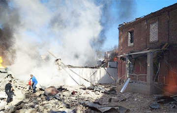 Российская ракета попала в здание полиции в Кривом Роге