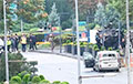 Момант выбуху каля МУС Турцыі ў Анкары патрапіў на камеры назірання