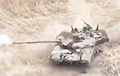 Расейскія прапагандысты выдалі падпалены T-90 за ізраільскі Merkava