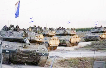 Israeli Tank Forces Conduct Raid In Gaza Strip