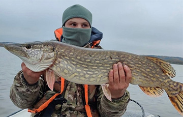 Каких щук ловят рыбаки на Зельвенском водохранилище