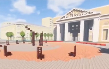 Белорус построил Могилев в Minecraft