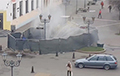 В центре Бреста забил огромный «гейзер», вчера такой же бил в Минске