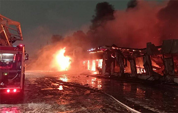 В российских Набережных Челнах разразился масштабный пожар