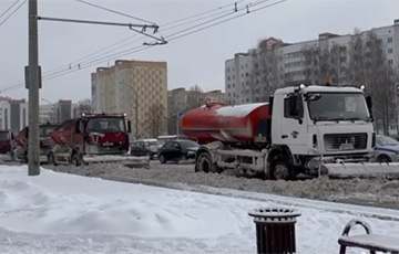 Усю Беларусь заваліла снегам