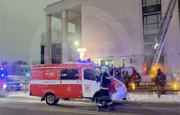 Пажар у цэнтры Масквы: загарэлася Расейская дзяржаўная бібліятэка