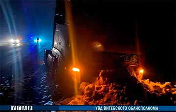 Под Полоцком грузовик сбил пенсионера