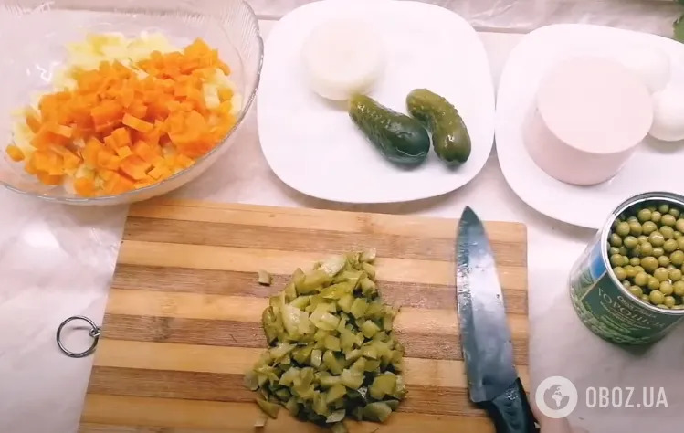Салат оливье классический рецепт с колбасой