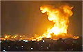 В Курске раздались взрывы и произошел пожар