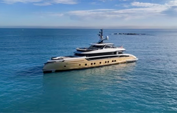 Auction Of Golden Hull Yacht Linked To Belarusian Billionaire Commences In France
