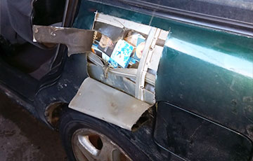 Lithuanian Customs Officers Had To Cut Car Of Belarusian Native
