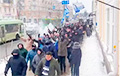По улицам Гомеля более сотни человек прошли демонстрацией