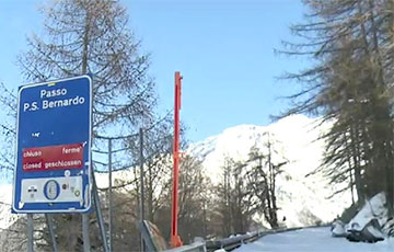 В Альпах белорус на фургоне проехал по части лыжной трассы