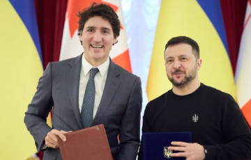 Украіна падпісала пагадненні аб бяспецы з Канадай і Італіяй