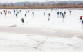 В Могилеве десятки рыбаков вышли на тающий лед