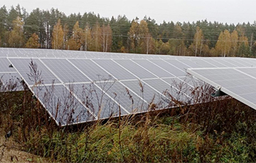 У Беларусі прадаюць сонечную электрастанцыю