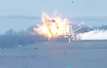 Башня российской БМД-4 улетела в воздух после удара дрона