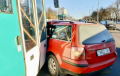 Tram Rams Trough Car In Minsk