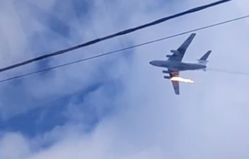 An Il-76 Military Cargo Aircraft Caught Fire Near Russian Ivanovo And Crashed