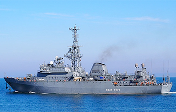 Satellite Photos Of ‘Ivan Khurs’ Ship, Hit By Ukrainian Forces