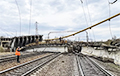 Fallen Bridge Making Trains To Belarus Follow Detour Repaired Recently In Russia