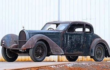 Стары іржавы Bugatti сышоў з малатка па кошце новага Porsche 911