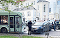 В Минске на Немиге остановилось движение троллейбусов