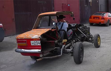 Белорус случайно приобрел на торгах половину старых «Жигулей» вместо целого авто