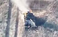 УСУ паказалі эфектнае знішчэнне расейскага танка