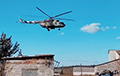 Украінскія гелікаптэры Мі-8МТ атакавалі акупантаў некіраванымі ракетамі