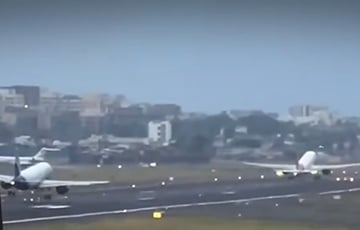 Два самолета едва избежали столкновения в аэропорту Мумбаи