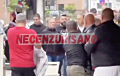 Сына президента Сербии Вучича атаковали албанские фанаты