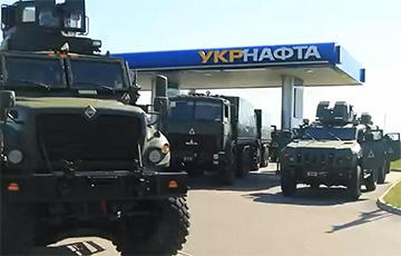 Украінскія войскі ўзмацняюць мяжу з Беларуссю