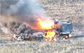 Кумулятивный боеприпас пробил насквозь российский танк-черепаху в окрестностях Марьинки